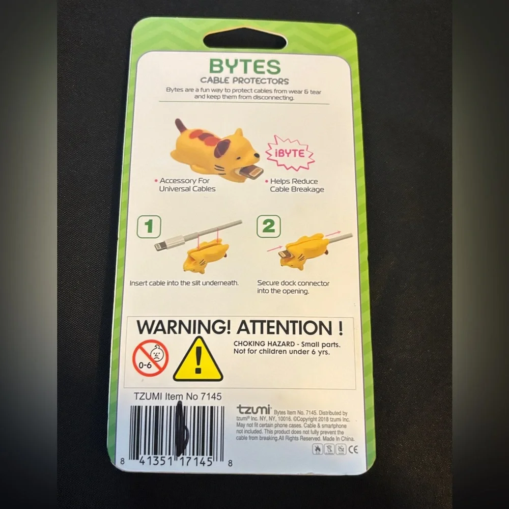 Bytes Cable Protectors - Yellow and Pink